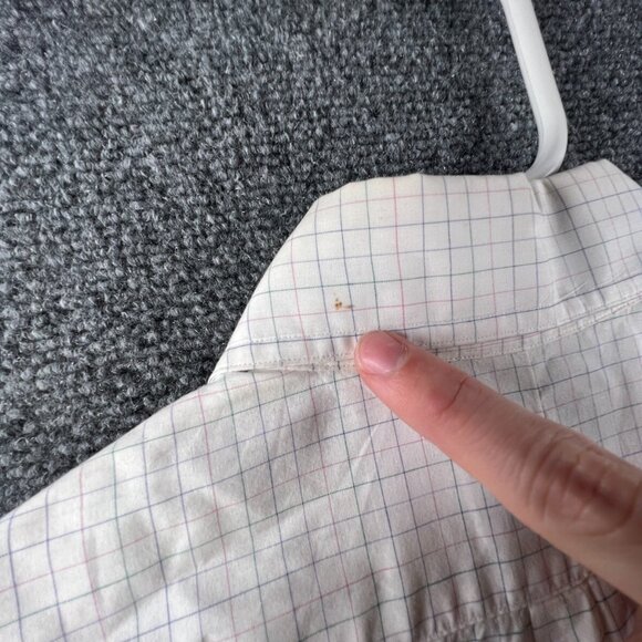 Gitman Bros For Fashion Post Louisville Button Up Shirt 16 34 Check USA Made - Picture 16 of 16